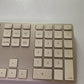 Apple Aluminum Keyboard with Numeric Keypad MB110LL/B A1243 Dual USB Output