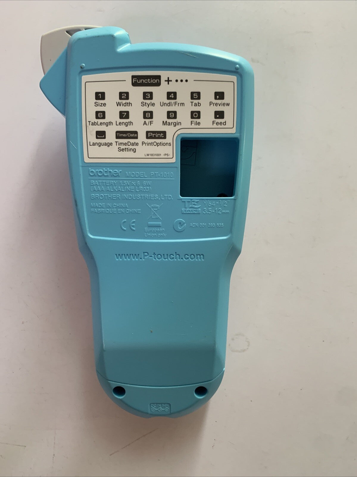 Brother P-Touch PT-1010 Label Maker Thermal Printer Blue