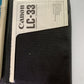Canon LC-33 Calculator Vintage 1980's Made in Japan with Cover