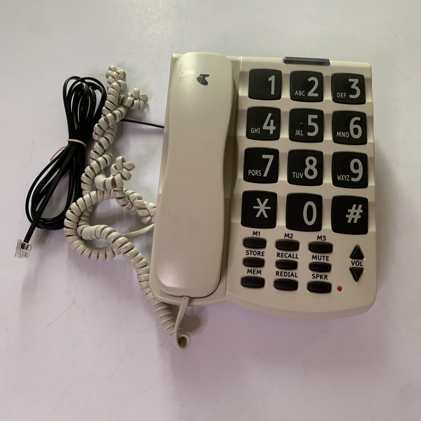 Telstra Big Button Multi Landline Telephone NBN & Hearing Aid Compatible SP817BB