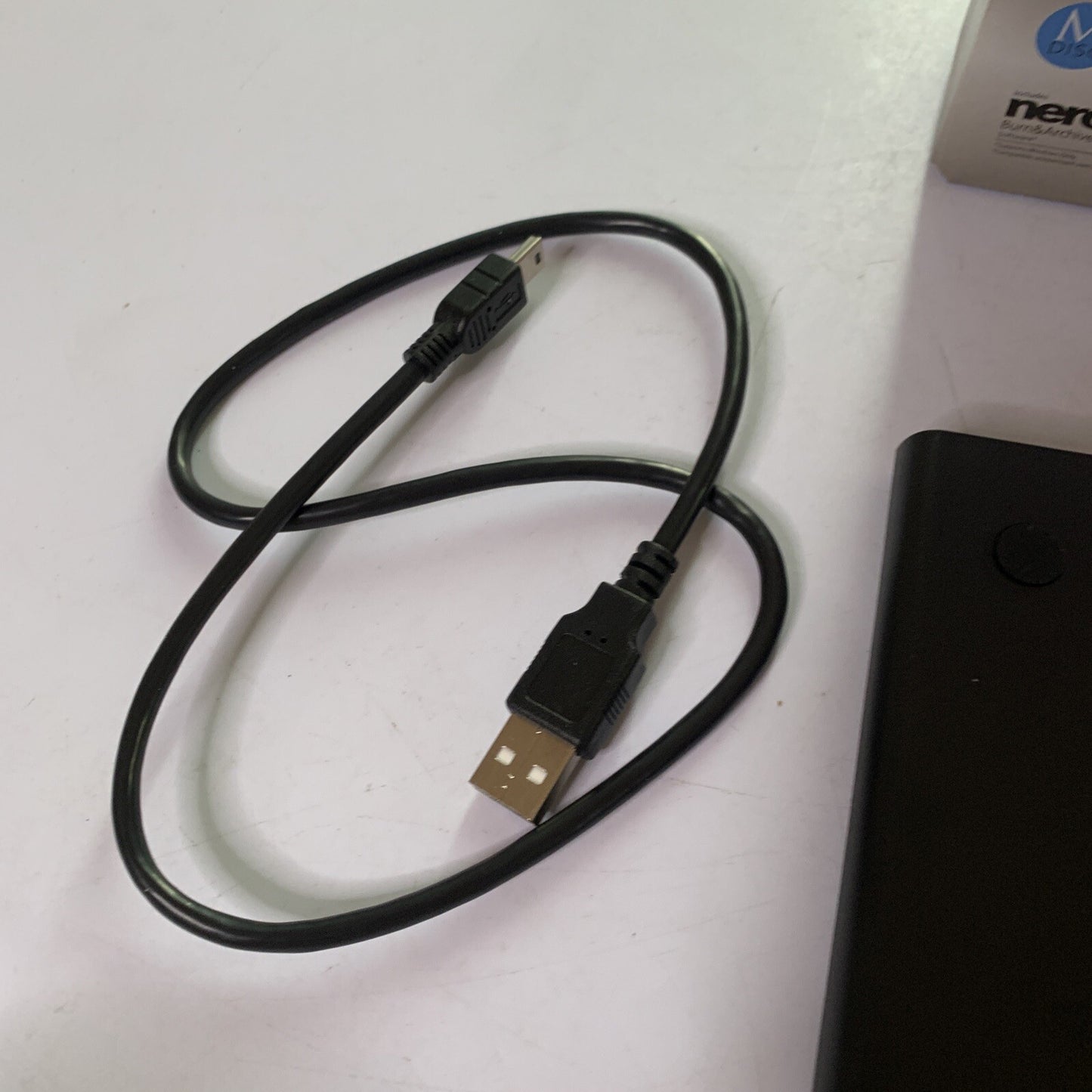 Verbatim External CD/DVD Writer Burner USB Powered Black