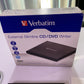 Verbatim External CD/DVD Writer Burner USB Powered Black