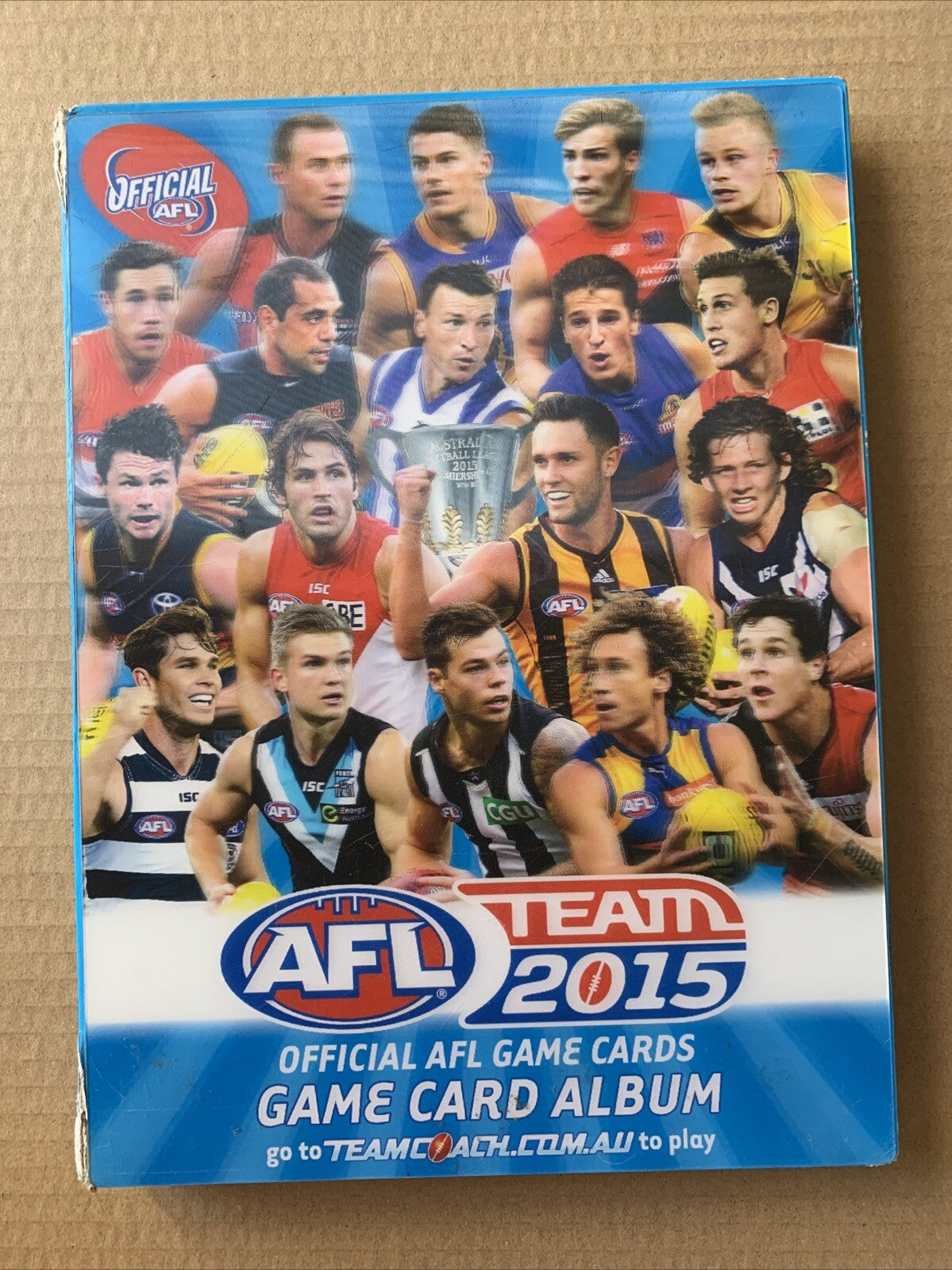 AFL Team 2015 Official Game Cards & Folder with Footy Cards