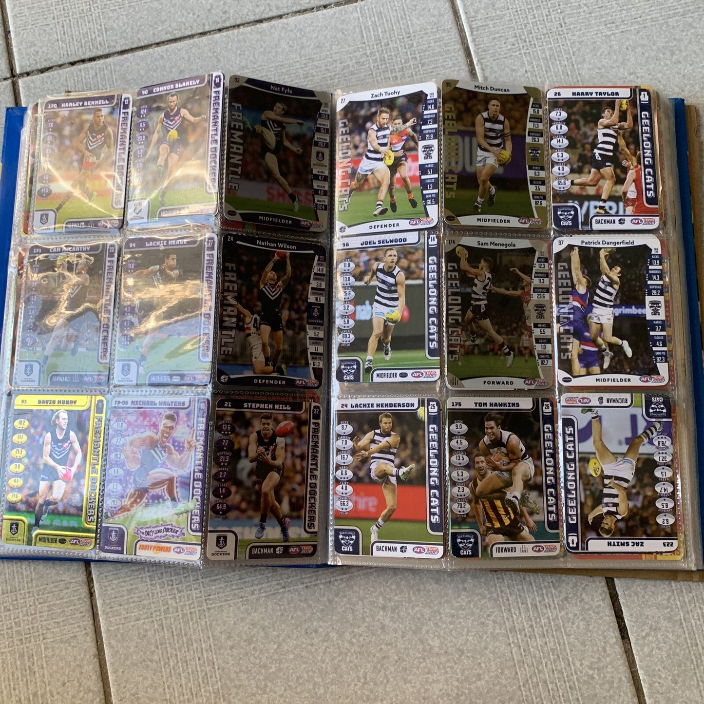AFL Team 2019 Game Cards Collectors Album + Cards