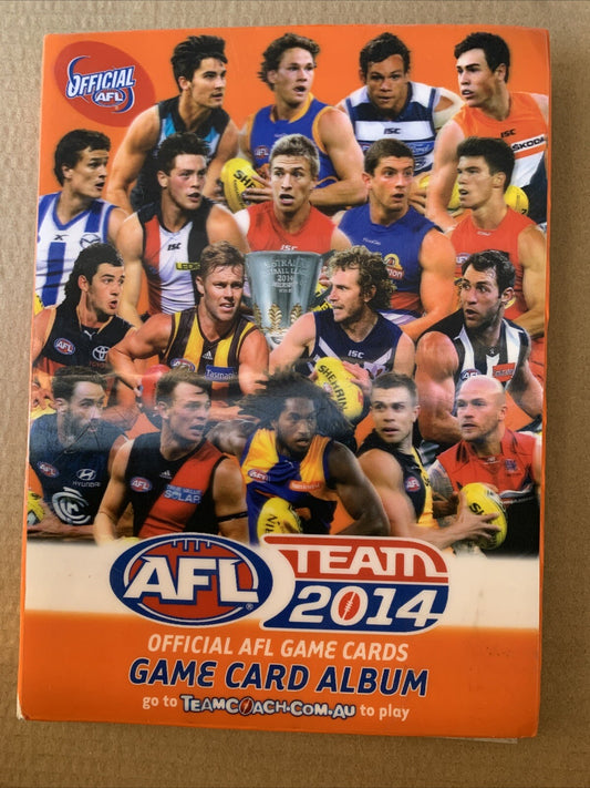 AFL Team 2014 Official AFL Game Cards Album + Cards