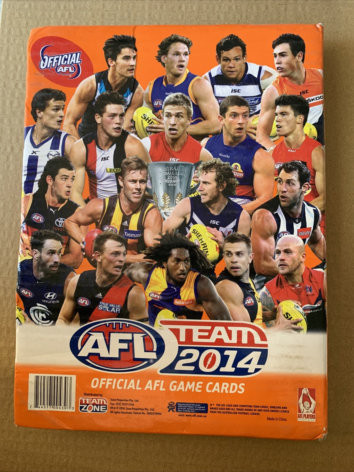 AFL Team 2014 Official AFL Game Cards Album + Cards