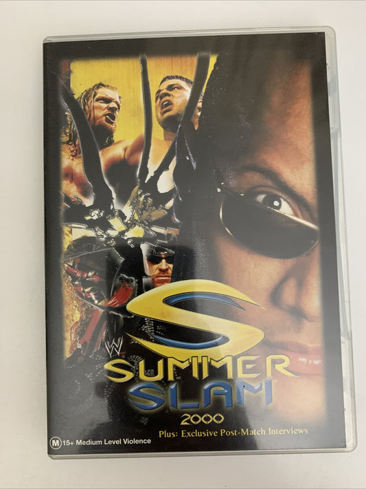 WWE SummerSlam 2000 (DVD) Pro Wrestling All Regions