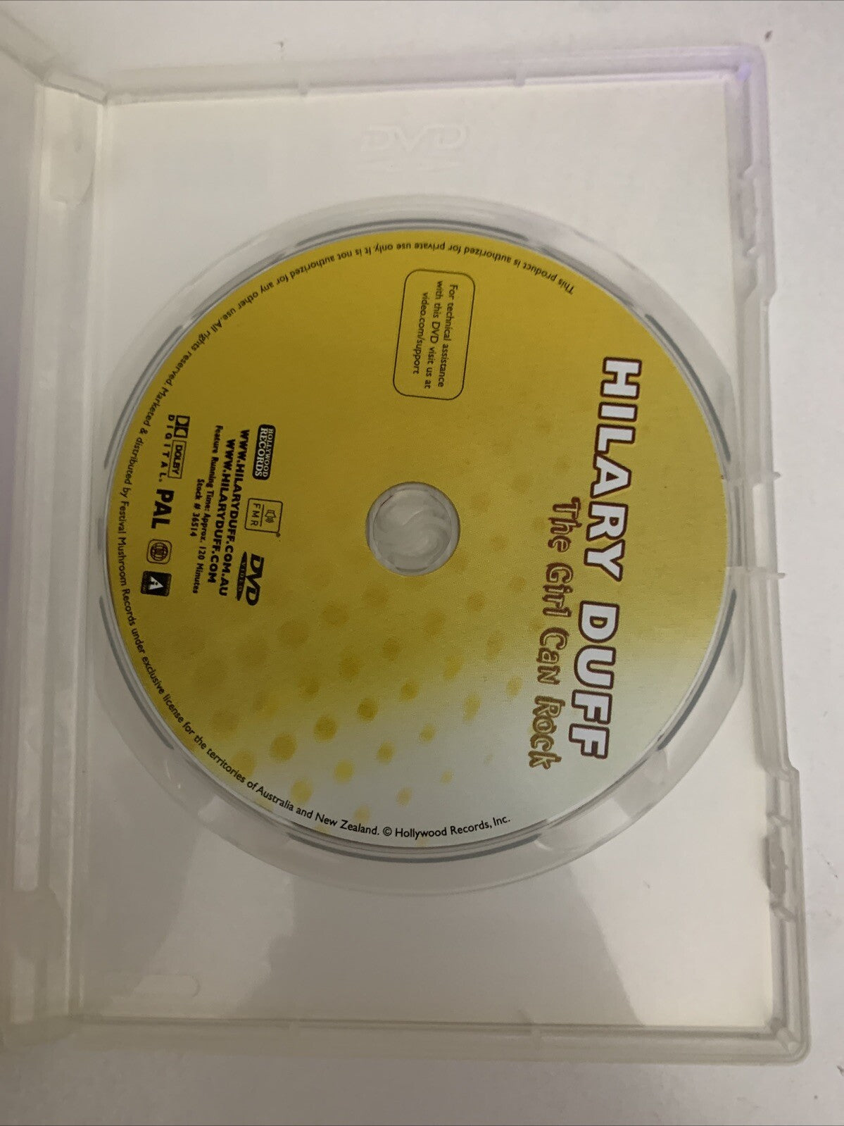 Hilary Duff – The Girl Can Rock (DVD, 2004) Region 4