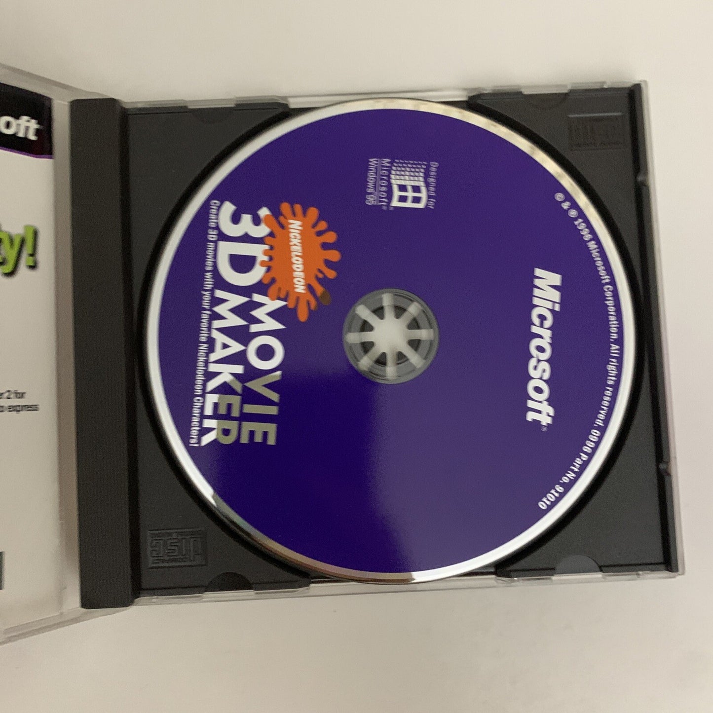 Nickelodeon 3D Movie Maker PC CD-ROM Windows 95 by Microsoft