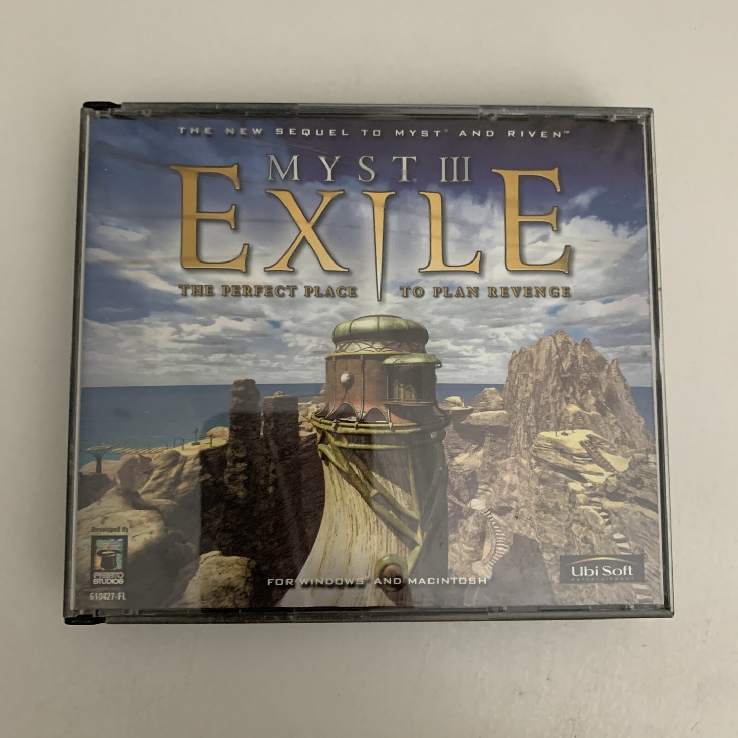 Myst III Exile PC CD-ROM 2001  4-Disc Game for Windows 95/98/XP