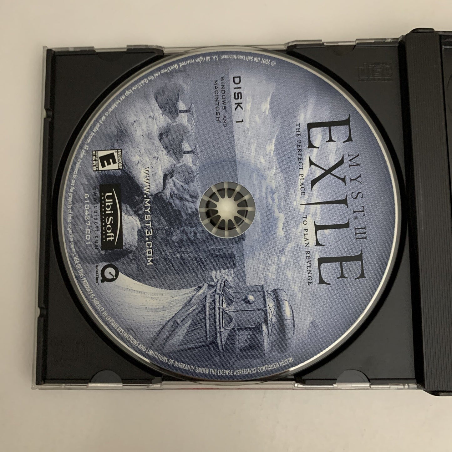Myst III Exile PC CD-ROM 2001  4-Disc Game for Windows 95/98/XP
