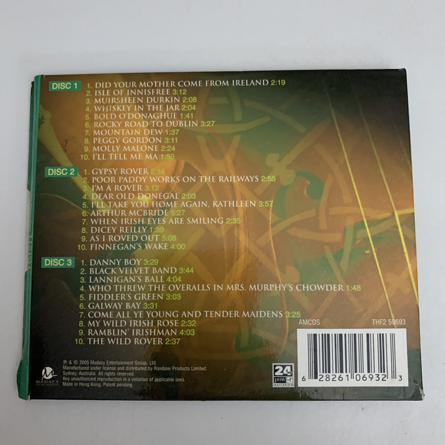 Irish Sing-Along Favorites by Countdown (CD, 2004) 3-Disc Album