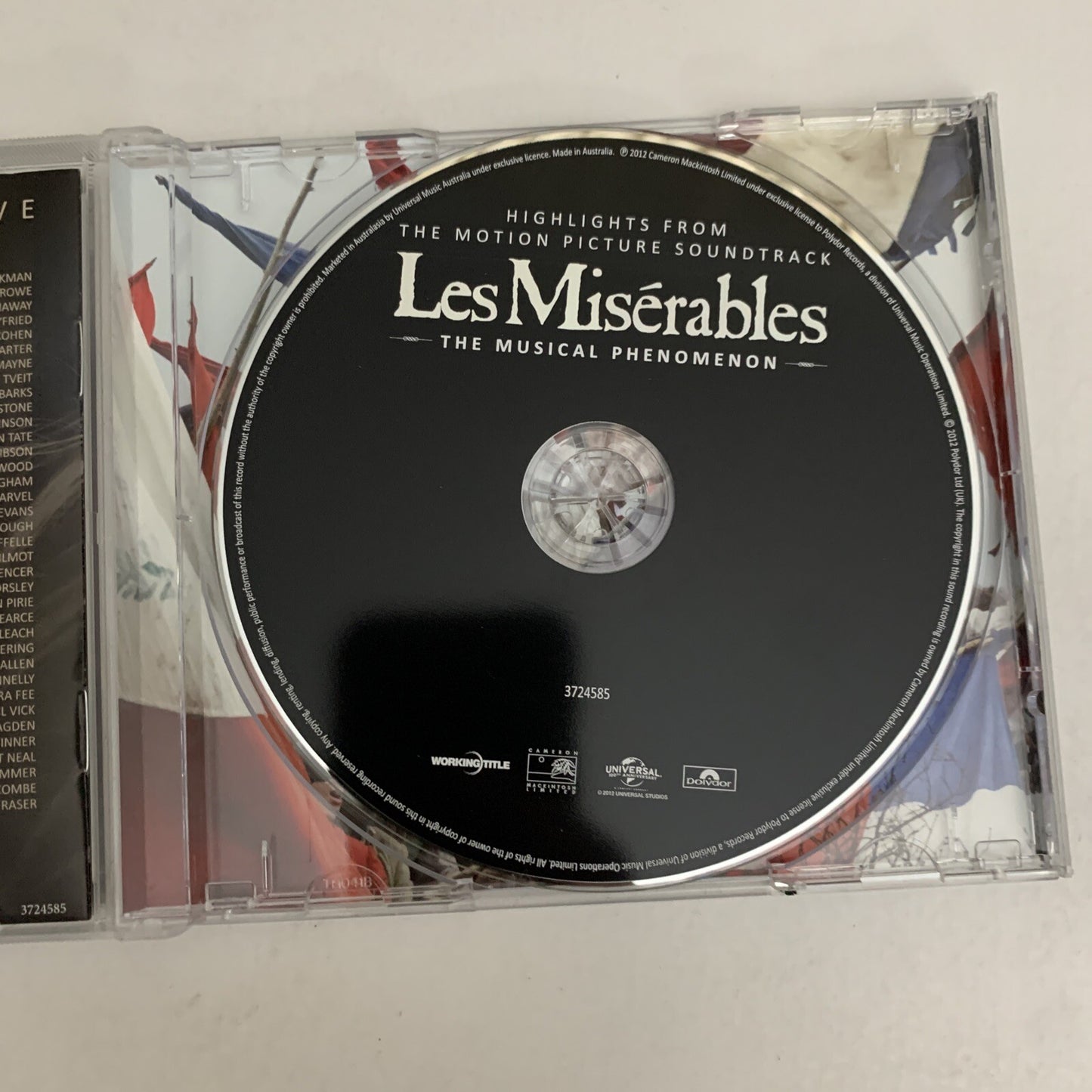 Les Miserables Original Film Soundtrack OST (CD, 2012) Album