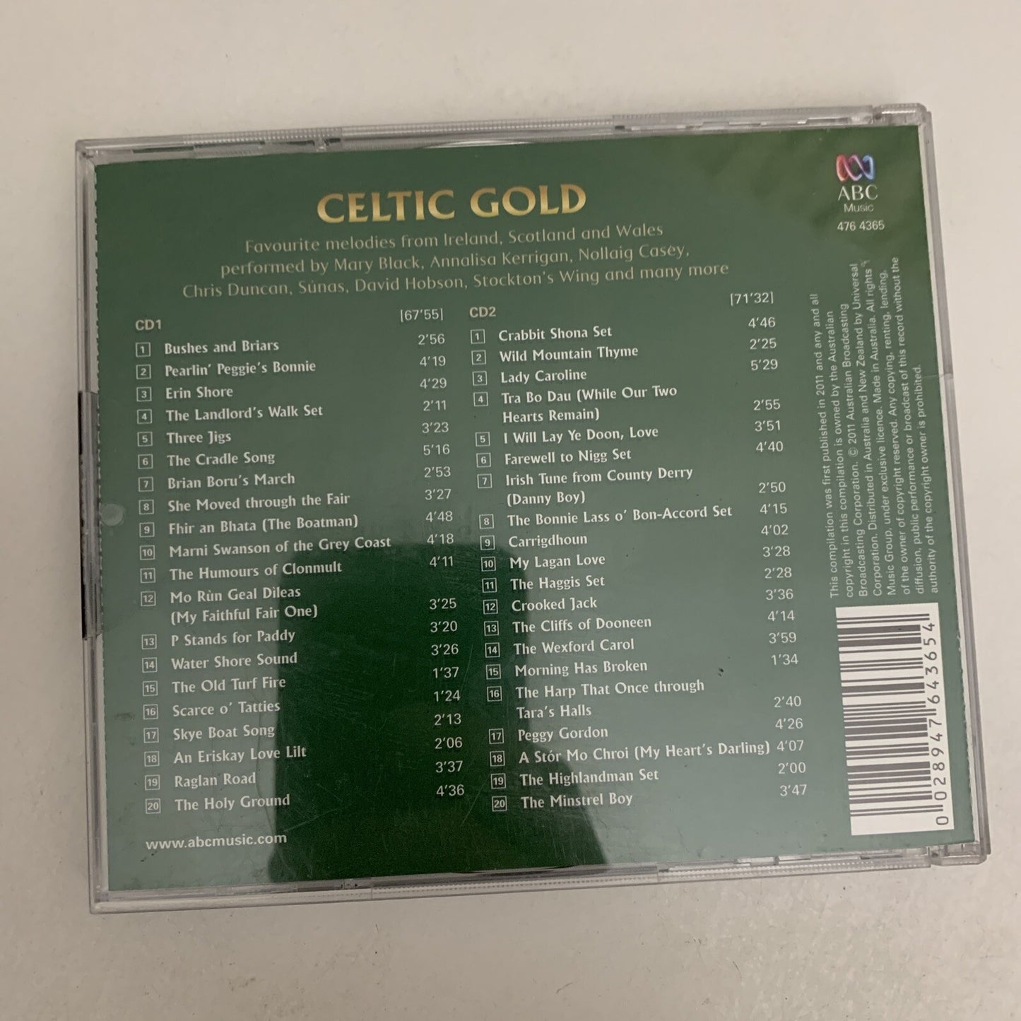 Celtic Gold by Various Artists (CD, 2011) 2-Disc Album
