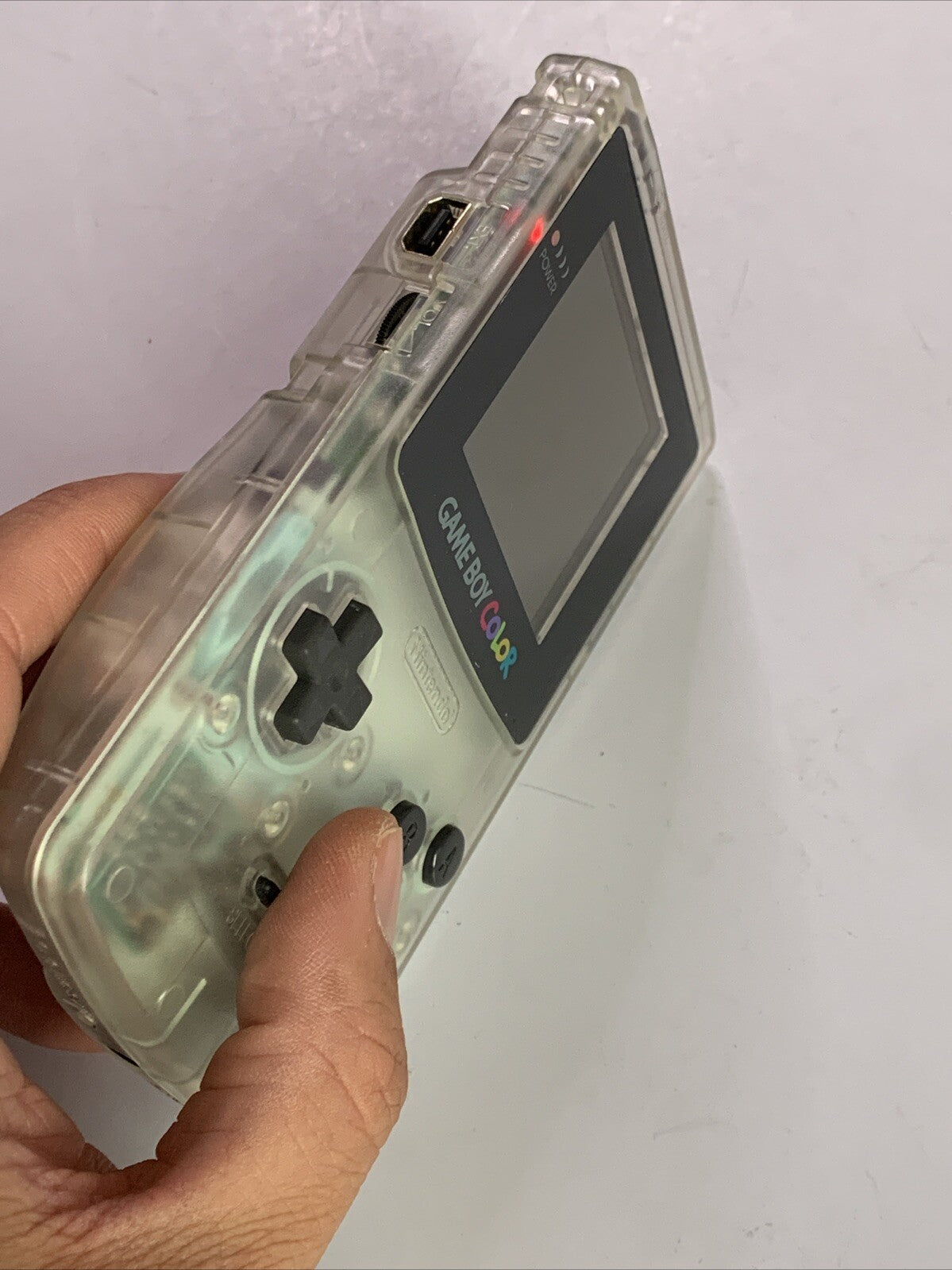 Nintendo Gameboy Color Console Transparent Clear Handheld System Made in Japan