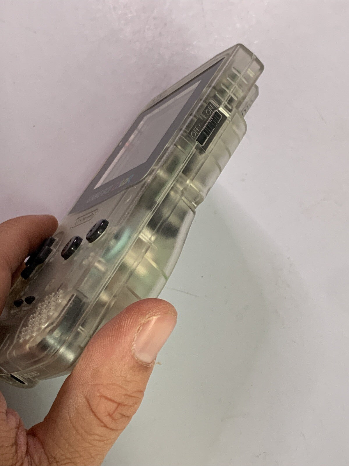 Nintendo Gameboy Color Console Transparent Clear Handheld System Made in Japan