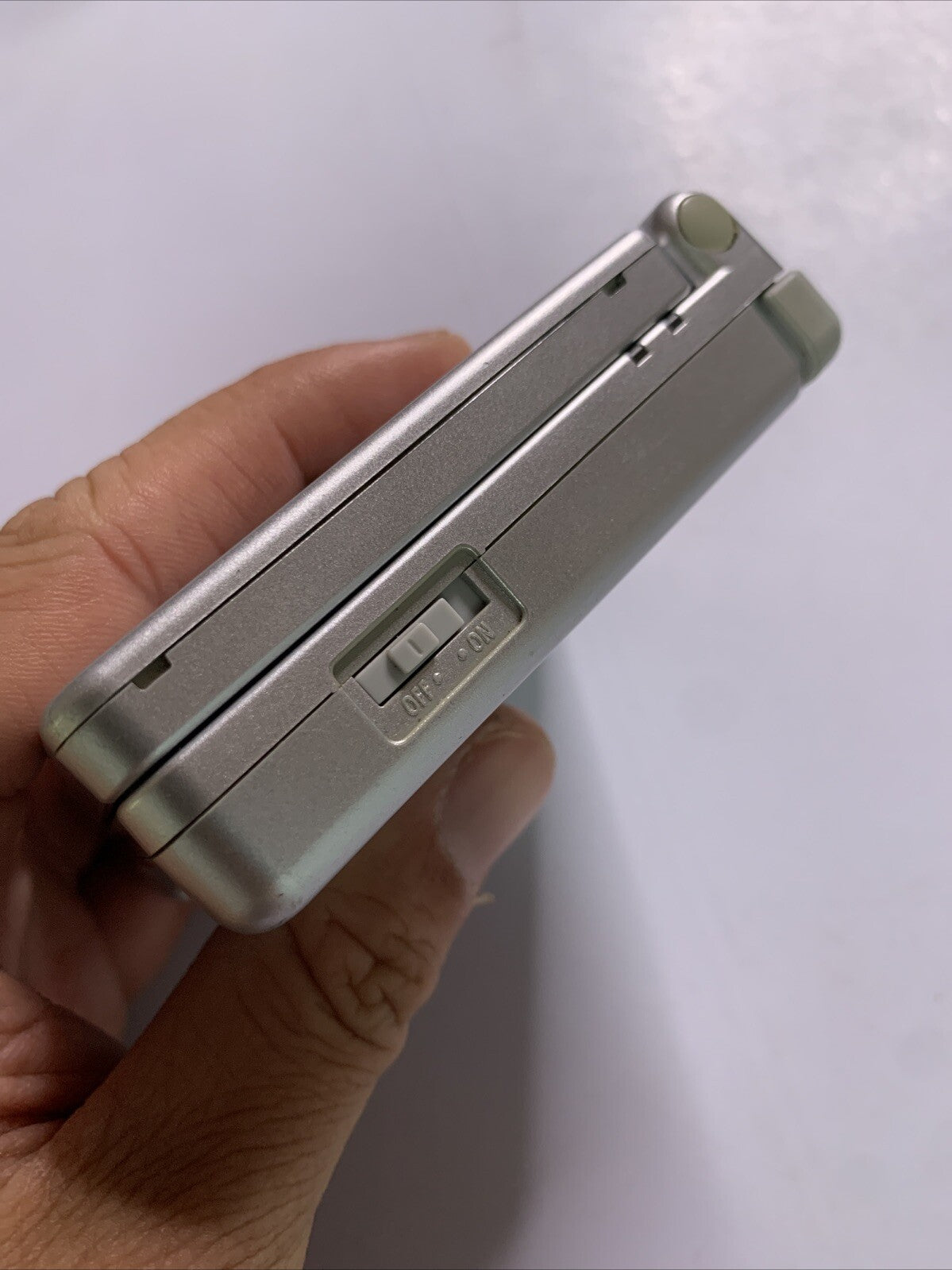 Nintendo Game Boy Advance SP Silver Handheld Console AGS-001