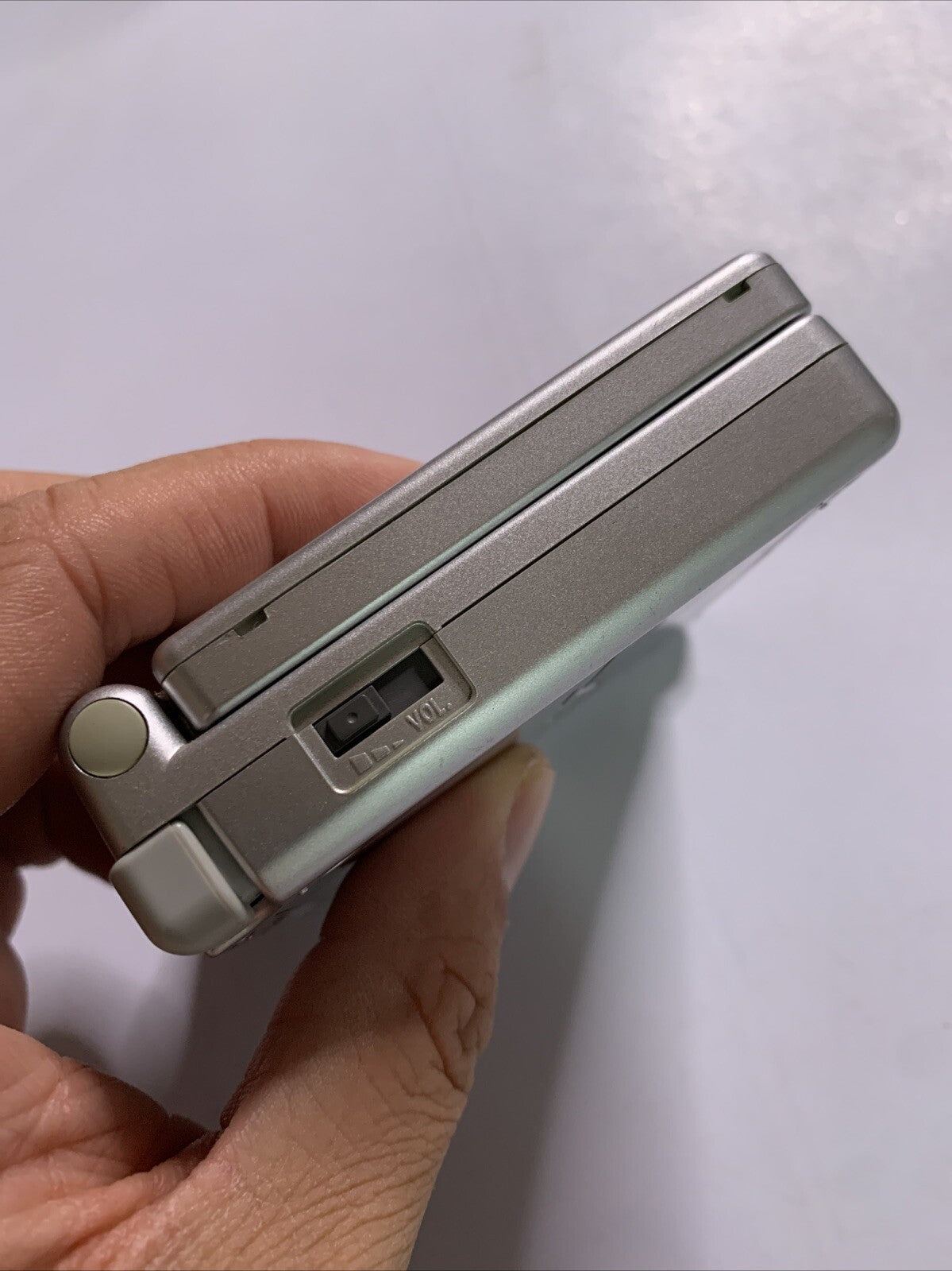 Nintendo Game Boy Advance SP Silver Handheld Console AGS-001