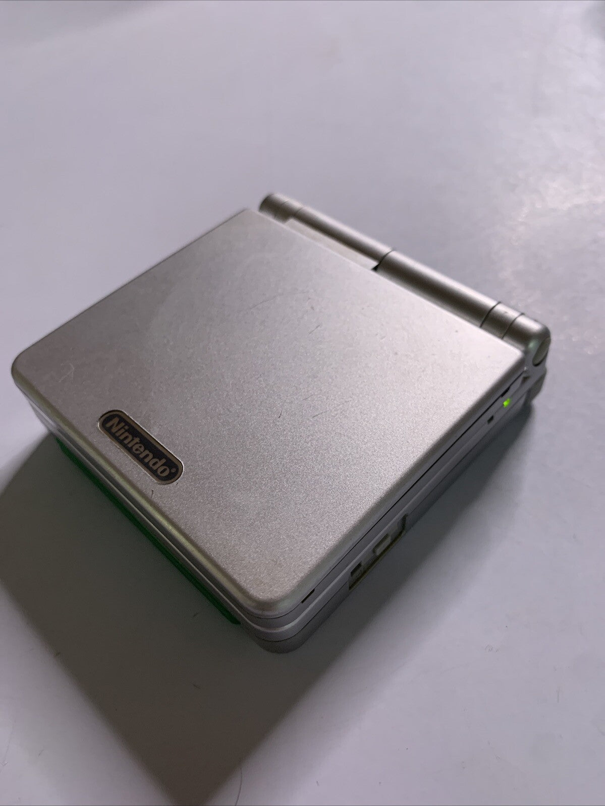 Nintendo Game Boy Advance SP Silver Handheld Console AGS-001