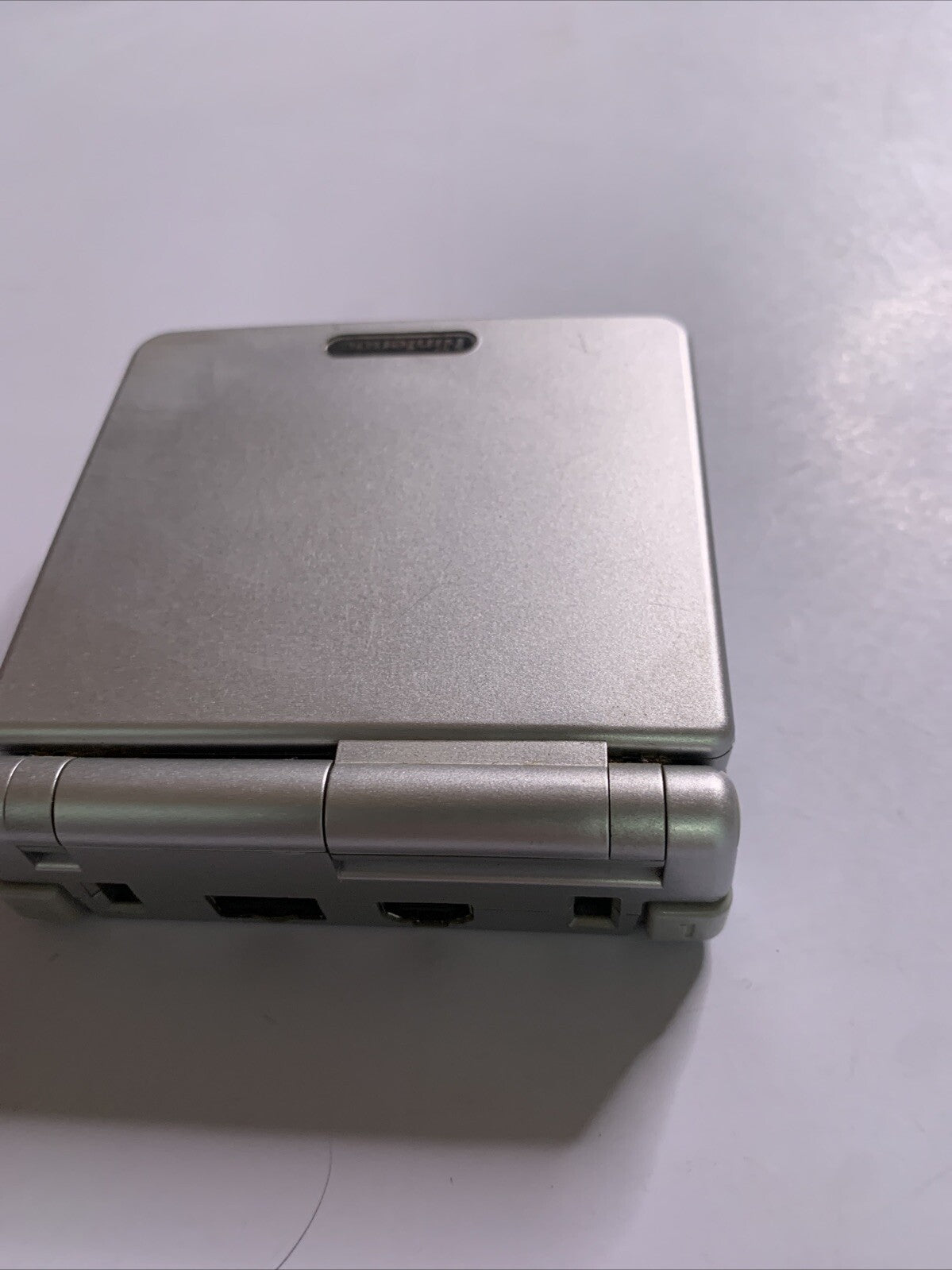 Nintendo Game Boy Advance SP Silver Handheld Console AGS-001