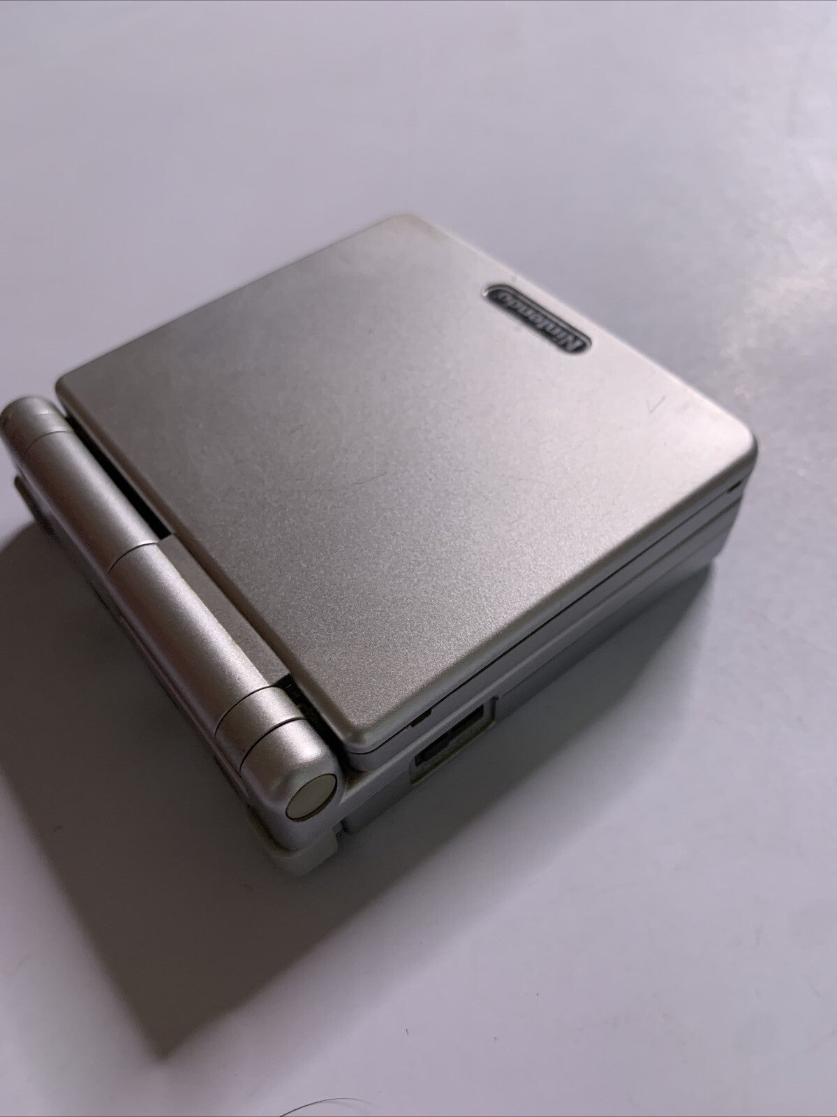 Nintendo Game Boy Advance SP Silver Handheld Console AGS-001