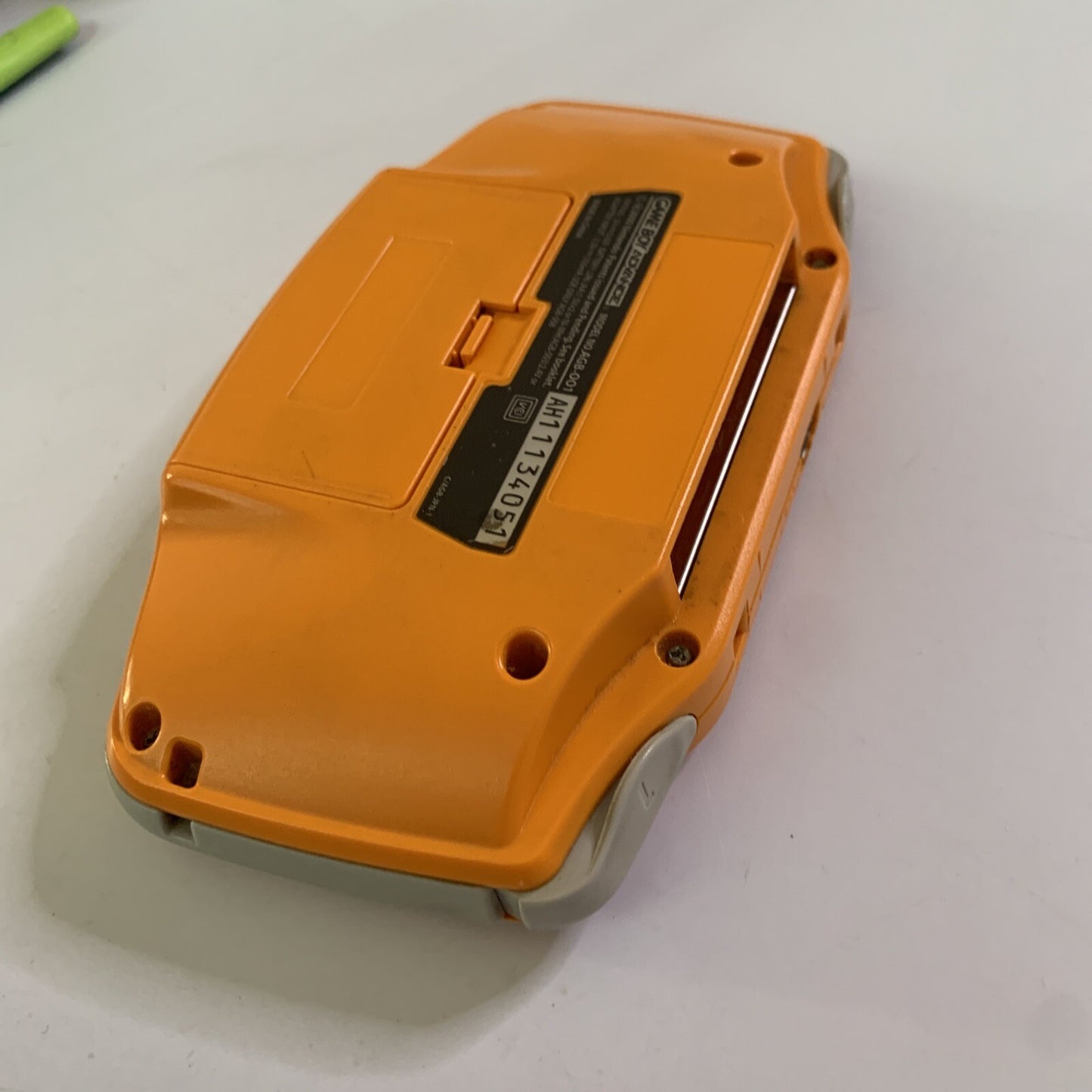 Nintendo Gameboy Advance GBA Original Console Orange Portable AGB-001