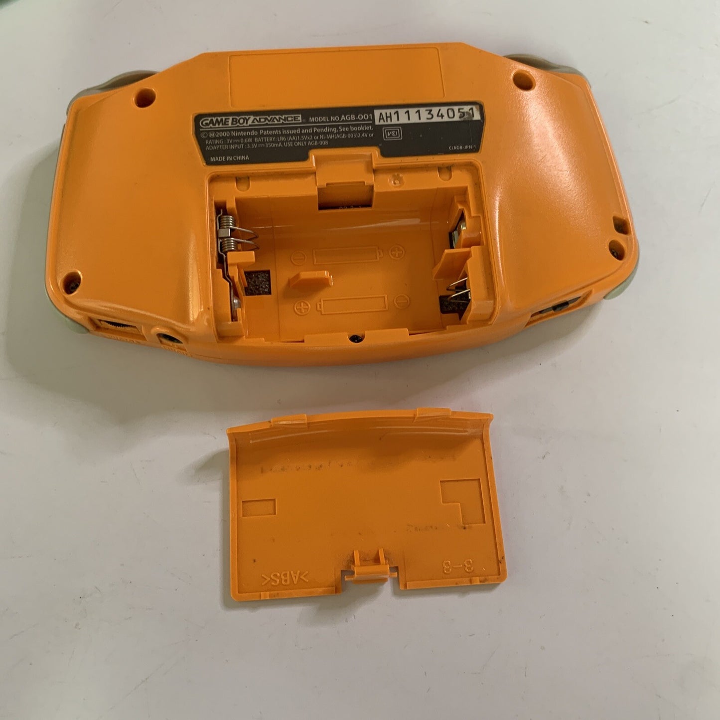 Nintendo Gameboy Advance GBA Original Console Orange Portable AGB-001