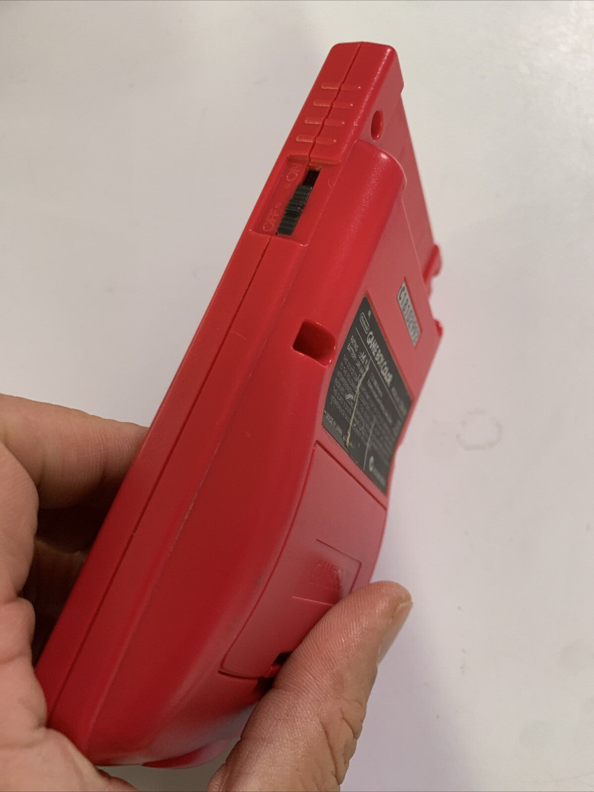 Nintendo Gameboy Color Red Handheld Console Genuine CGB-001