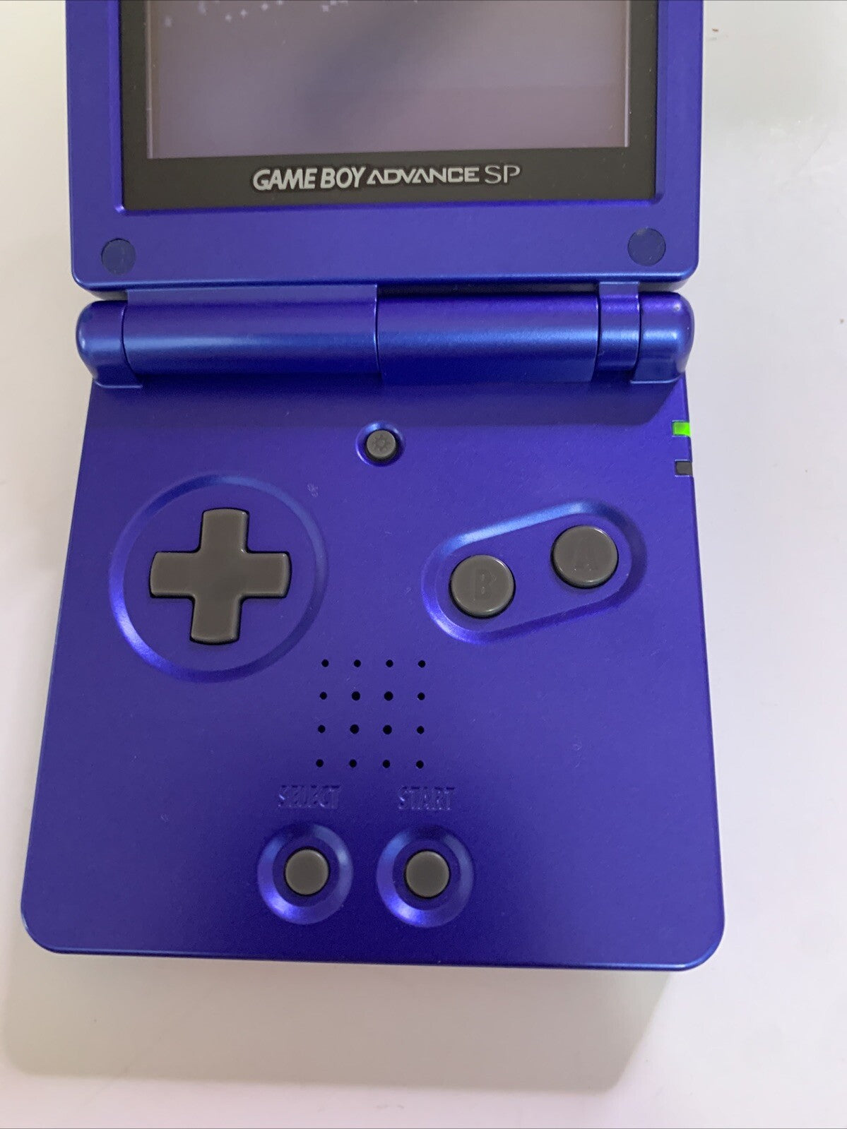 Nintendo Gameboy Advance SP Metallic Blue Handheld Console AGS-001