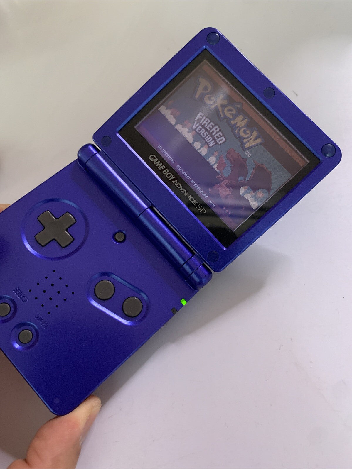 Nintendo Gameboy Advance SP Metallic Blue Handheld Console AGS-001