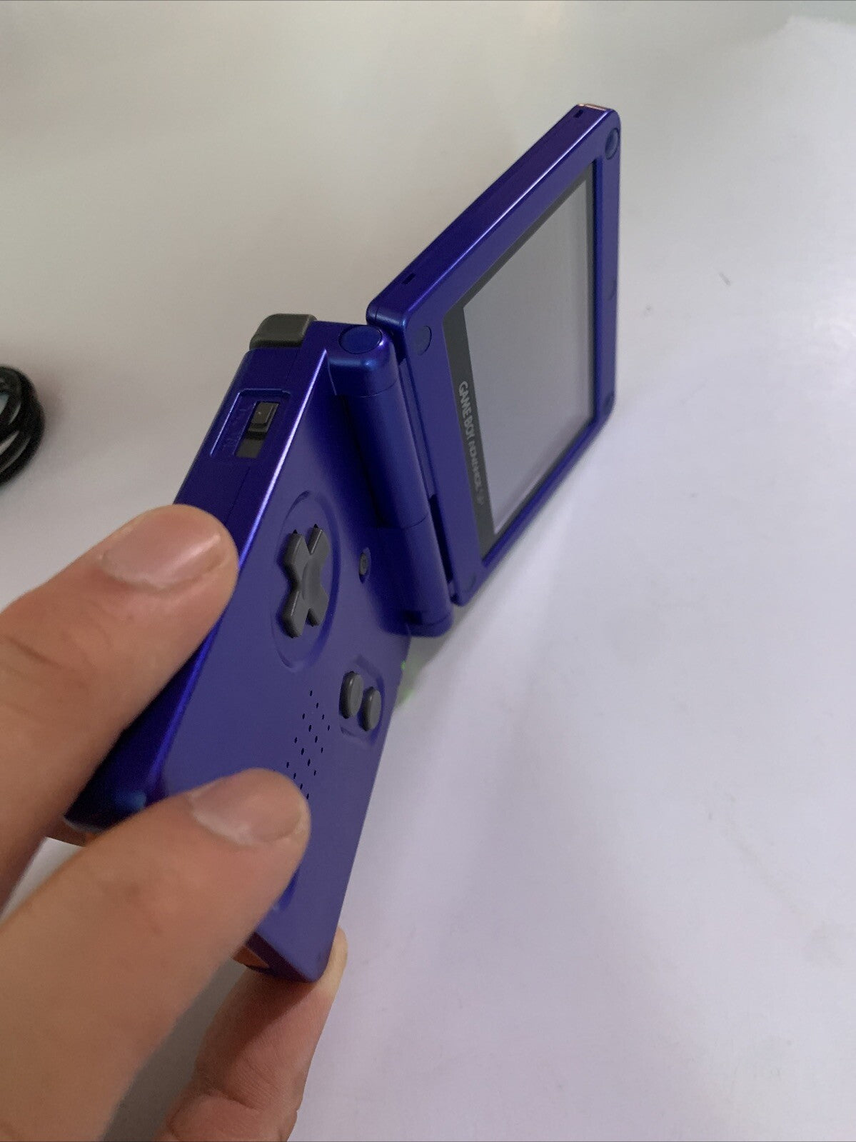 Nintendo Gameboy Advance SP Metallic Blue Handheld Console AGS-001