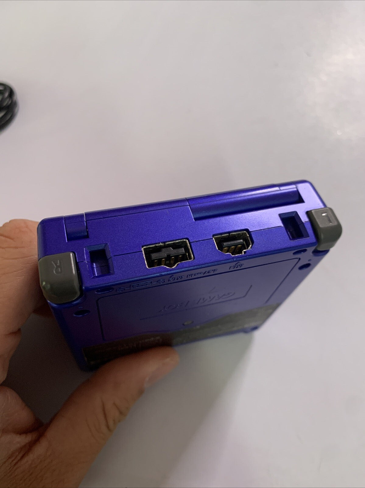 Nintendo Gameboy Advance SP Metallic Blue Handheld Console AGS-001