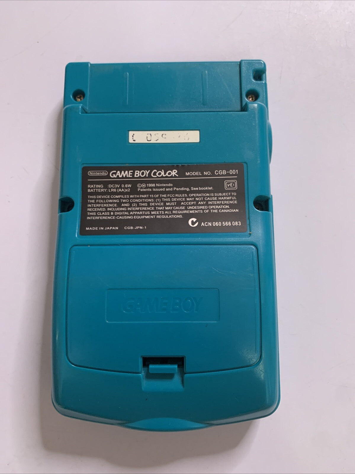 Genuine Nintendo Gameboy Color Handheld Console Berry Blue Made in Jap ...