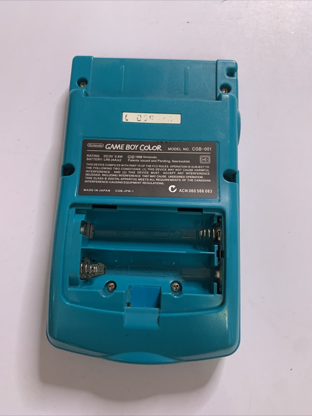 Genuine Nintendo Gameboy Color Handheld Console Berry Blue Made in Jap ...