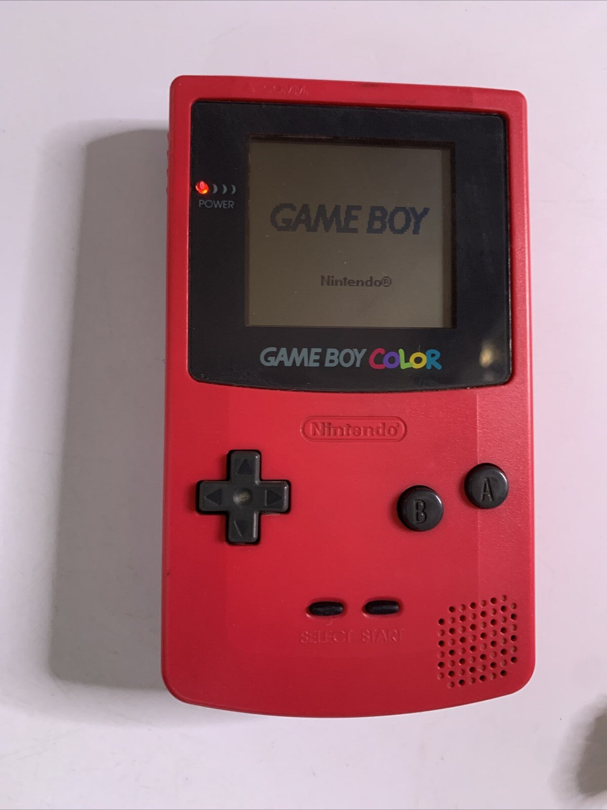 Nintendo Game Boy Color Berry Red Console Genuine Made in Japan