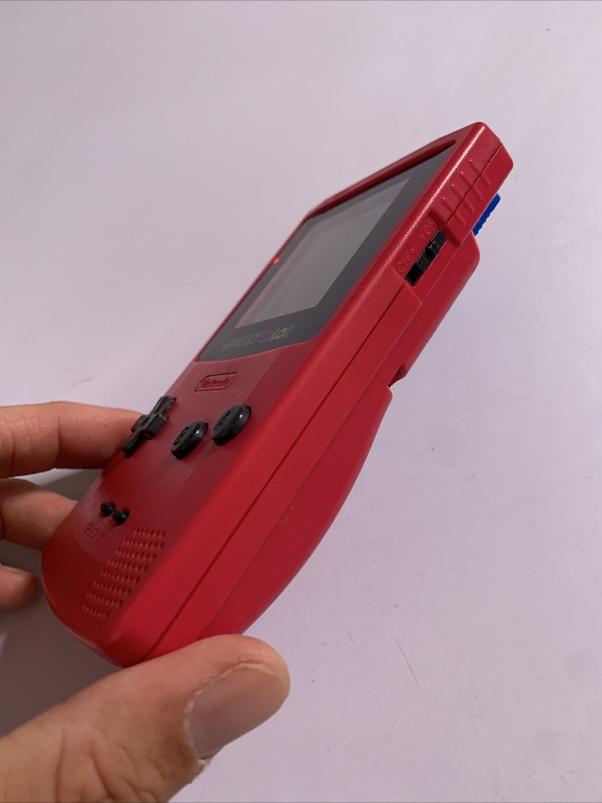Nintendo Game Boy Color Berry Red Console Genuine Made in Japan