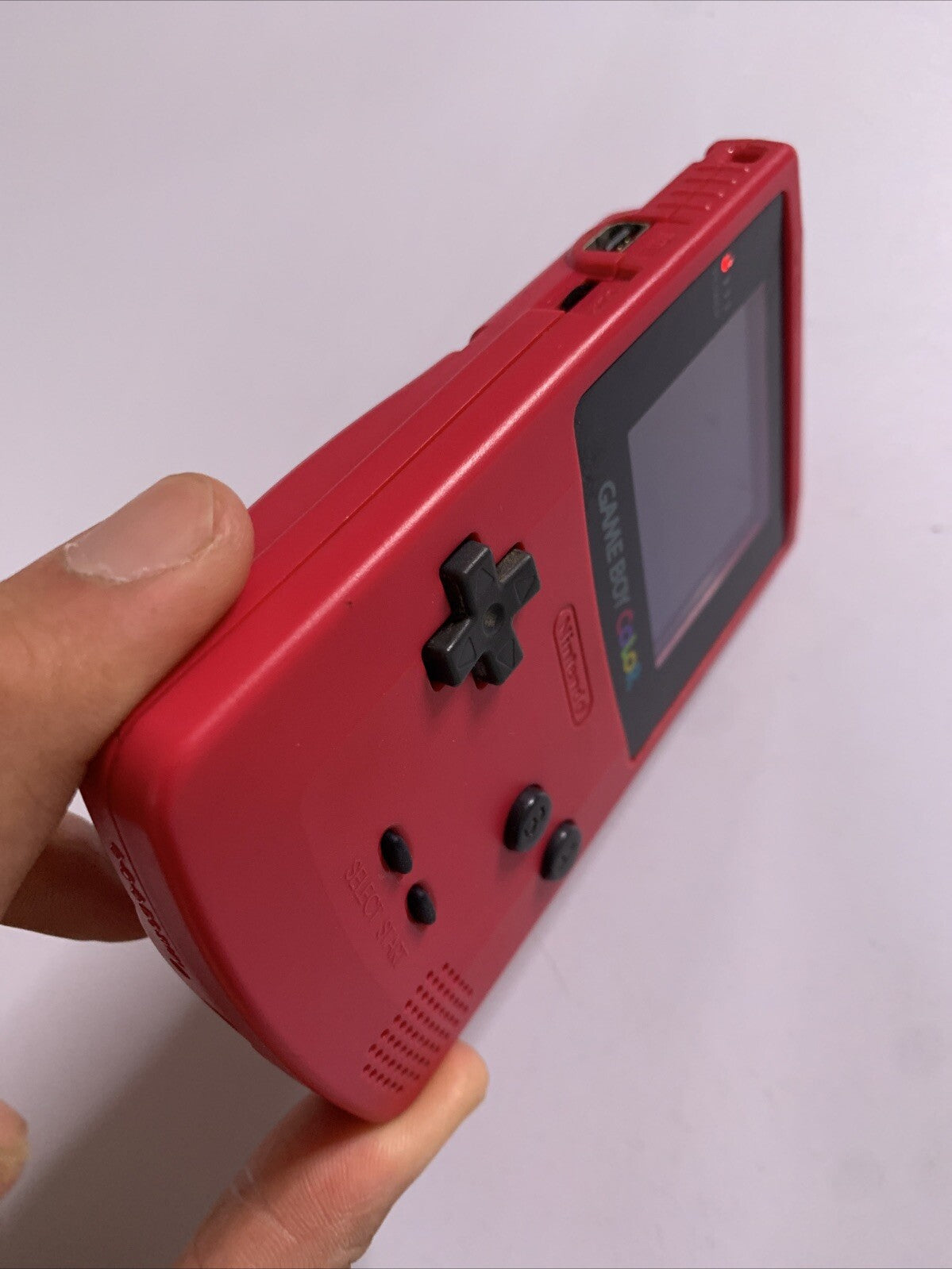Nintendo Game Boy Color Berry Red Console Genuine Made in Japan