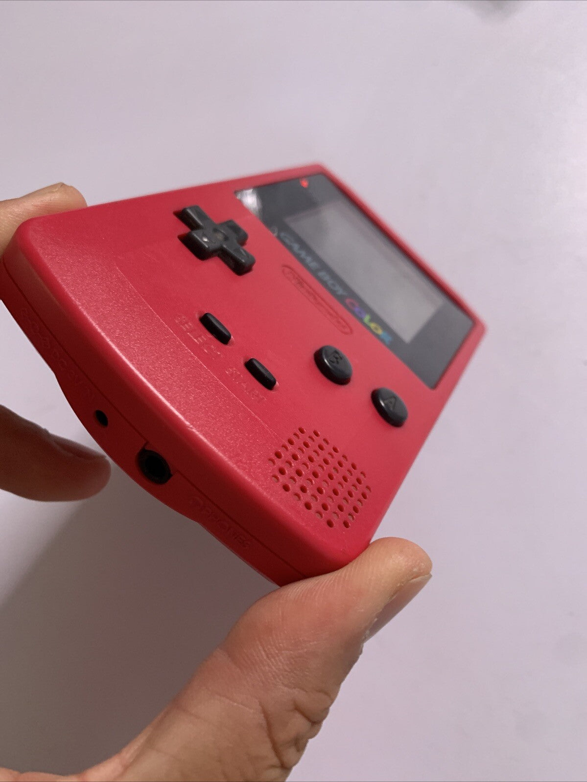 Nintendo Game Boy Color Berry Red Console Genuine Made in Japan