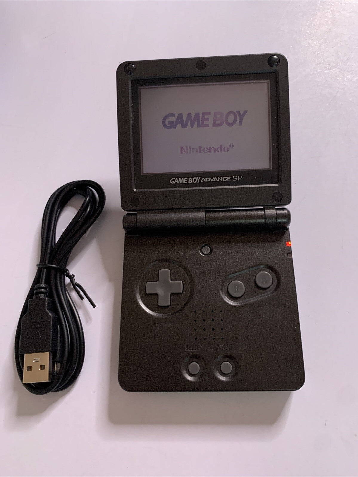 Nintendo Game Boy Advance SP Onyx Black Backlit Handheld System