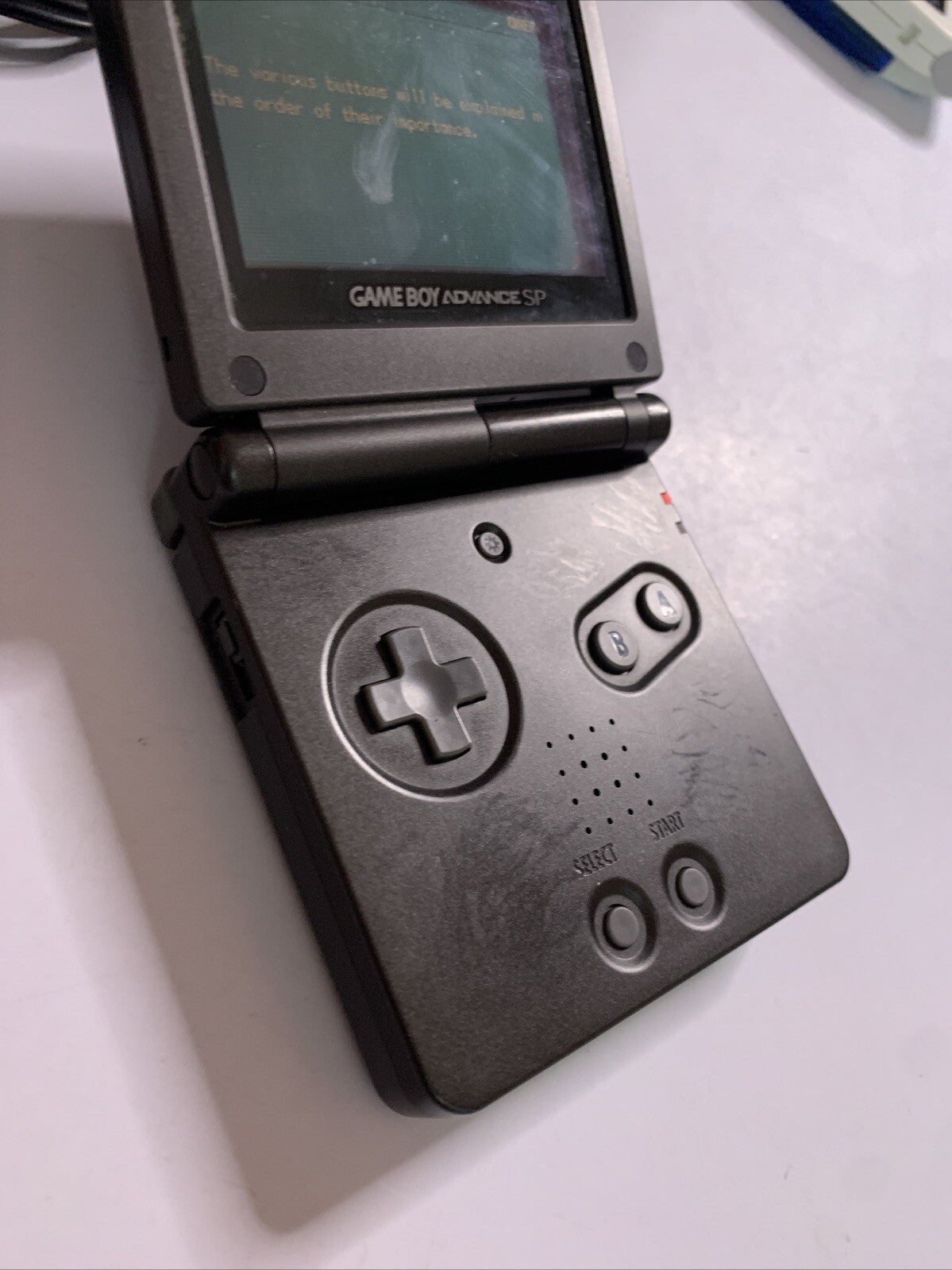 Nintendo Game Boy Advance SP Onyx Black Backlit Handheld System