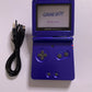 Nintendo Game Boy Advance SP AGS-001 Handheld System Metallic Blue Genuine