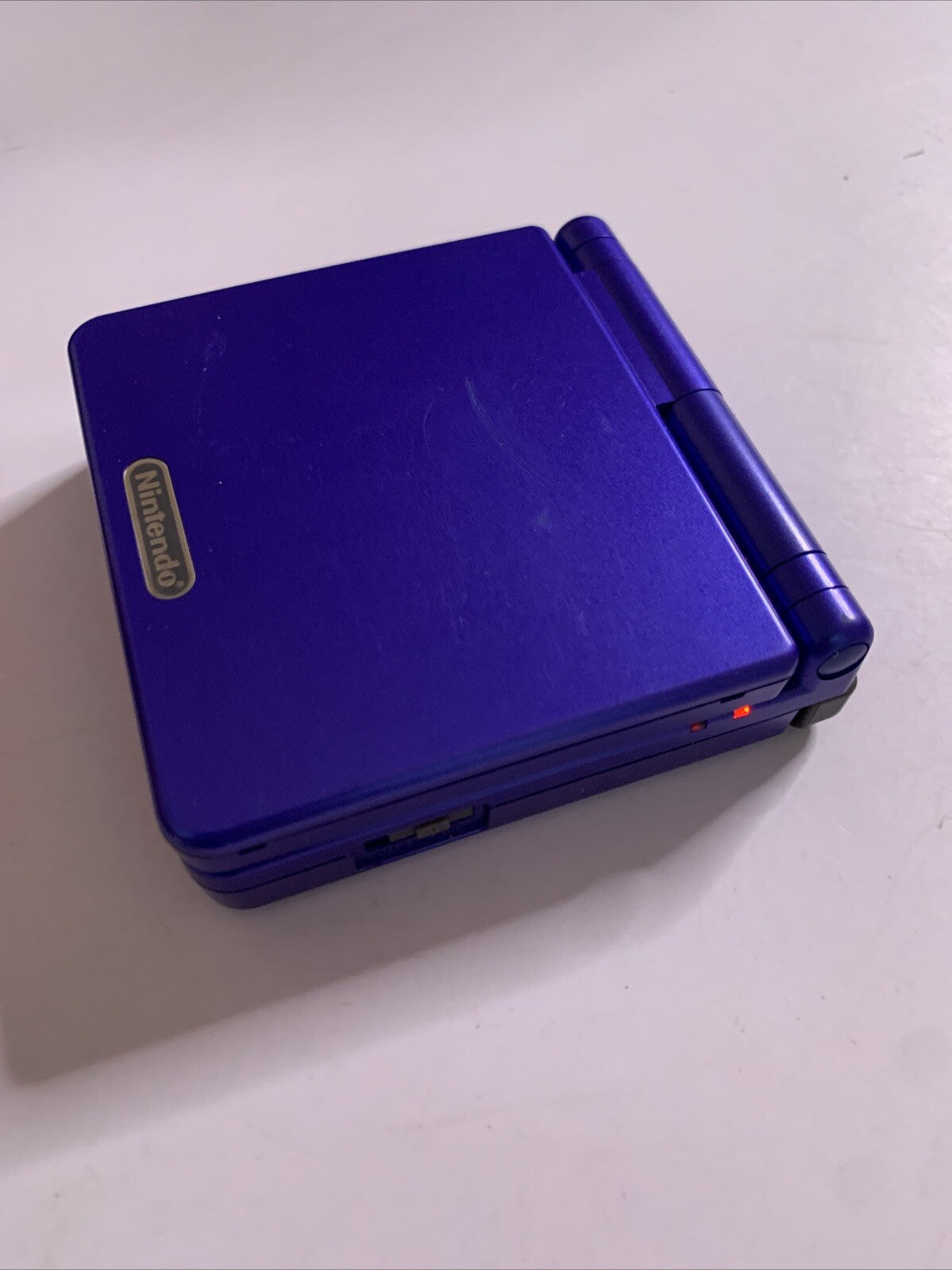 Nintendo Game Boy Advance SP AGS-001 Handheld System Metallic Blue Genuine