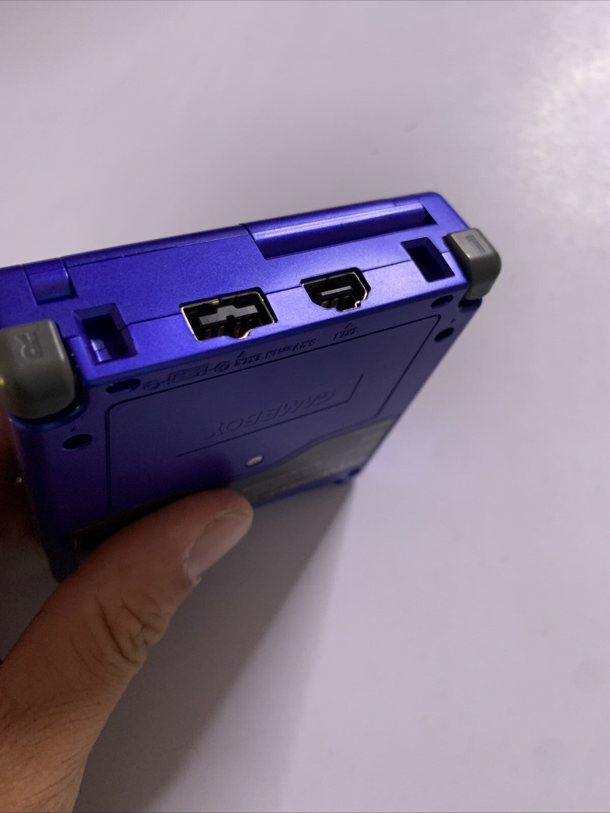 Nintendo Game Boy Advance SP AGS-001 Handheld System Metallic Blue Genuine