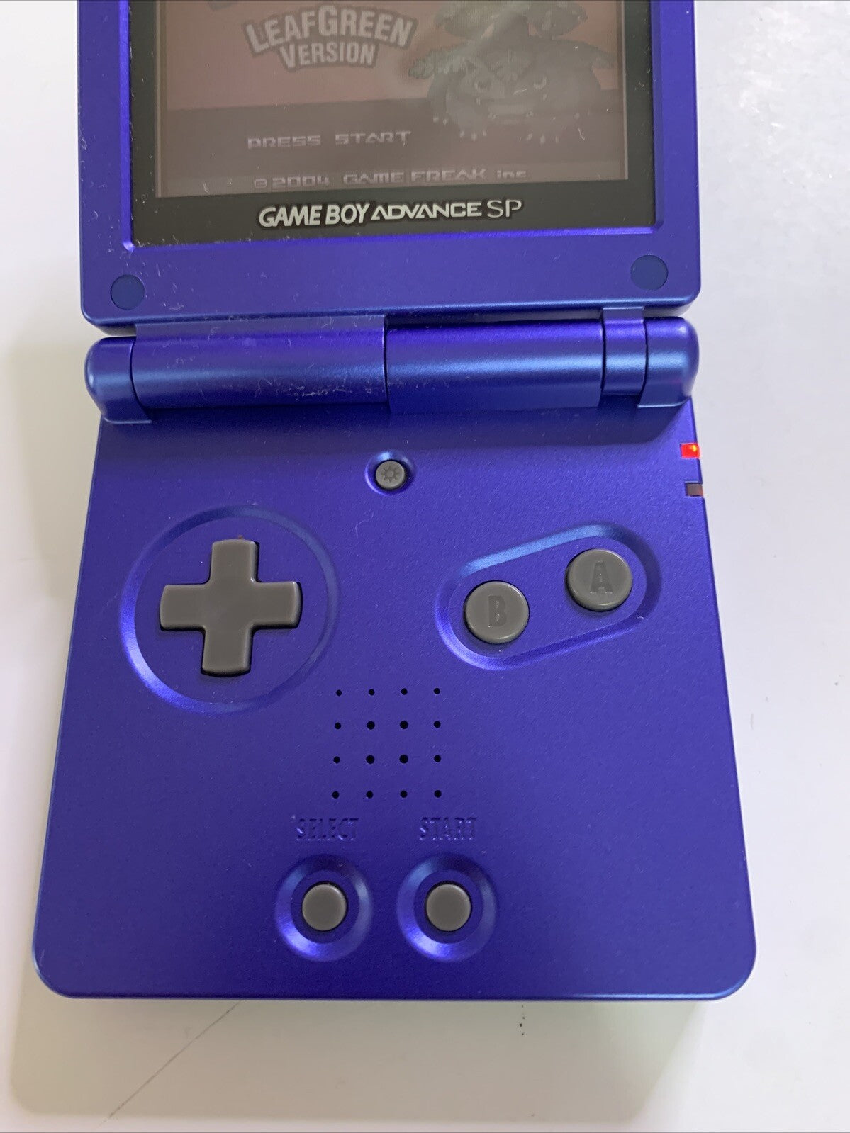 Nintendo Game Boy Advance SP Metallic Blue Backlit Console with Charge ...