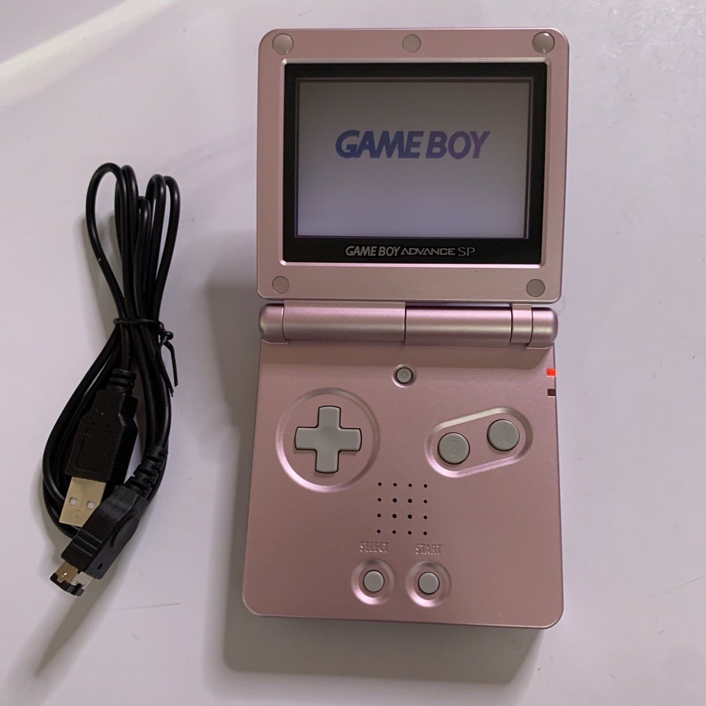 Nintendo Game Boy Advance SP Limited Edition Pink Handheld System Backlit
