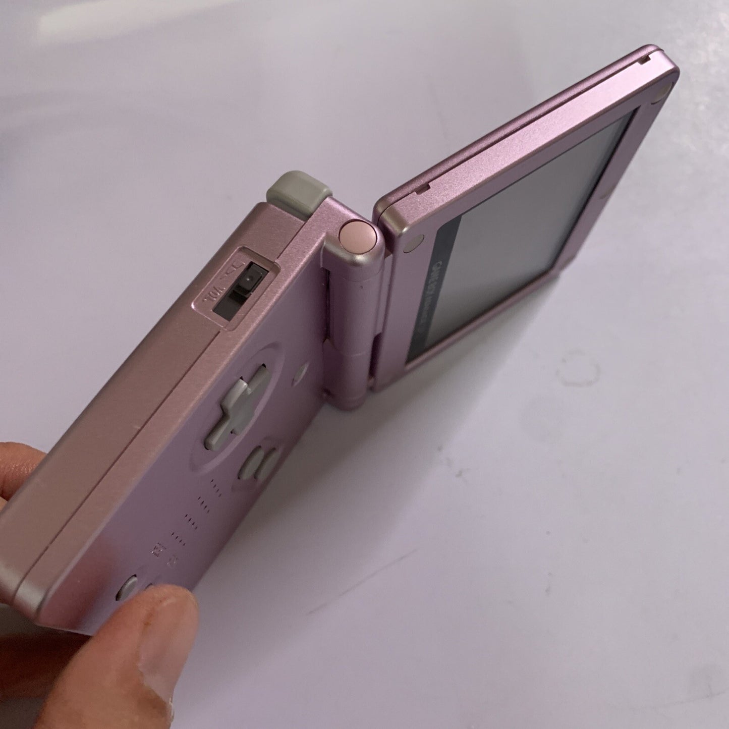 Nintendo Game Boy Advance SP Limited Edition Pink Handheld System Backlit
