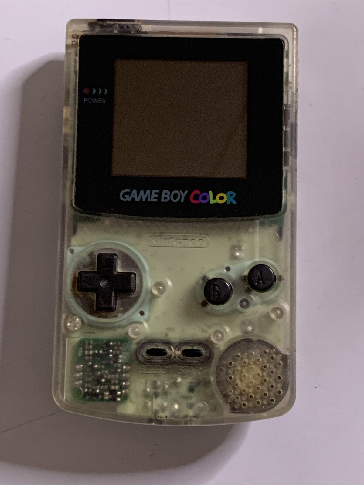 Nintendo Game Boy Color Handheld Console Clear Transparent Made in Japan