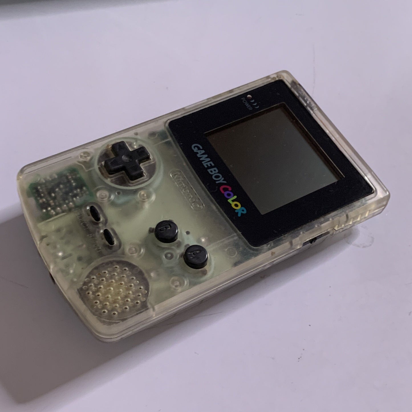 Nintendo Game Boy Color Handheld Console Clear Transparent Made in Japan