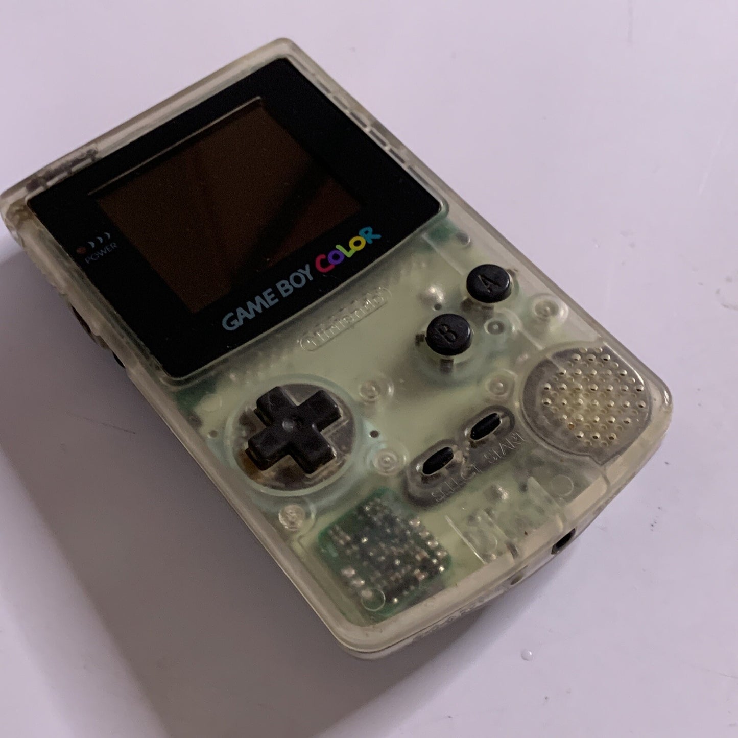 Nintendo Game Boy Color Handheld Console Clear Transparent Made in Japan