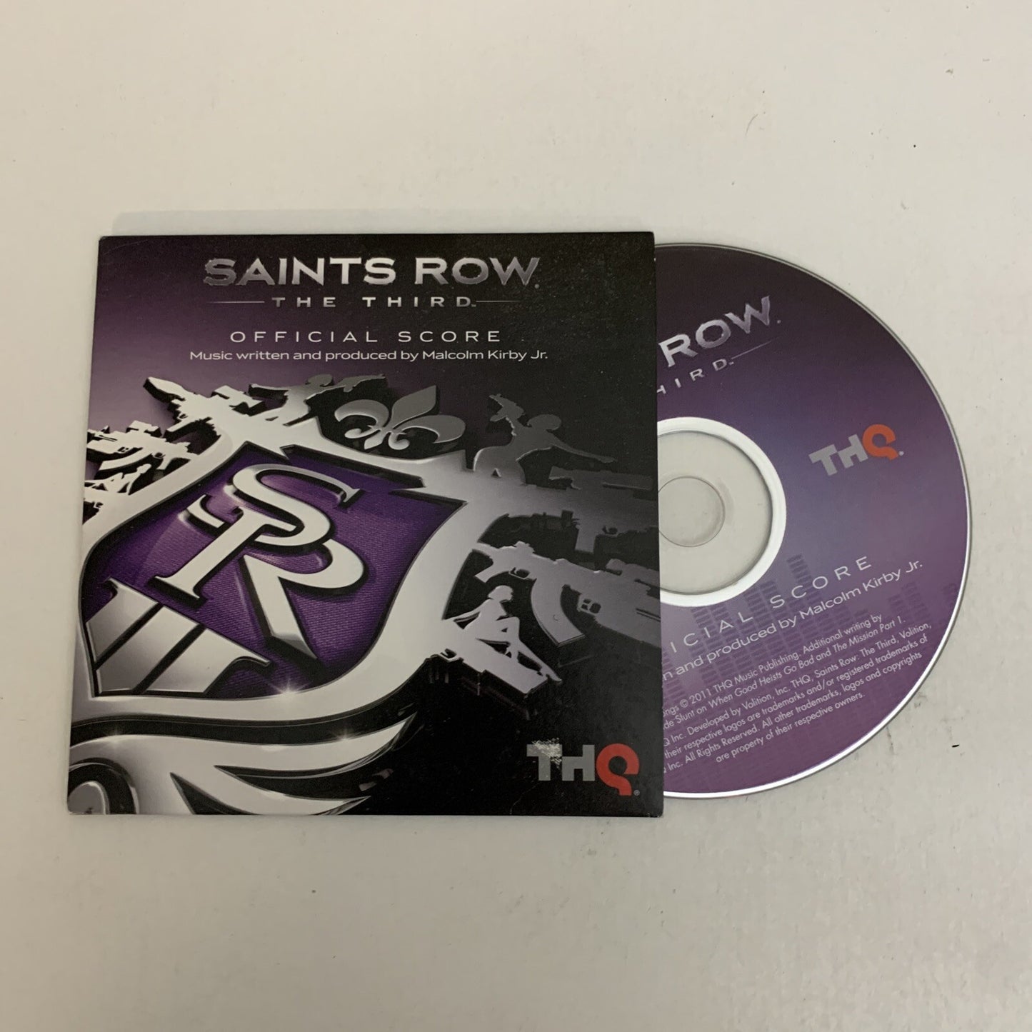 Saints Row The Third Official Score (CD, 2011) Video Game Soundtrack Album
